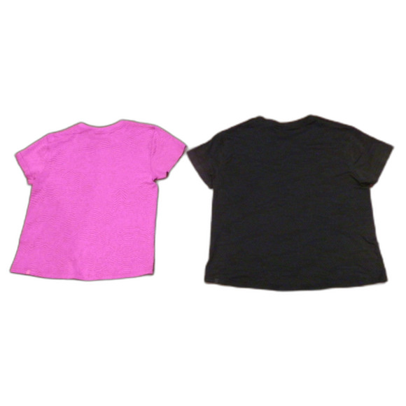 Lululemon Athletica Fuchsia & Black Shirts Tops Women's Size Unknown Lot of 2 - Picture 2 of 3